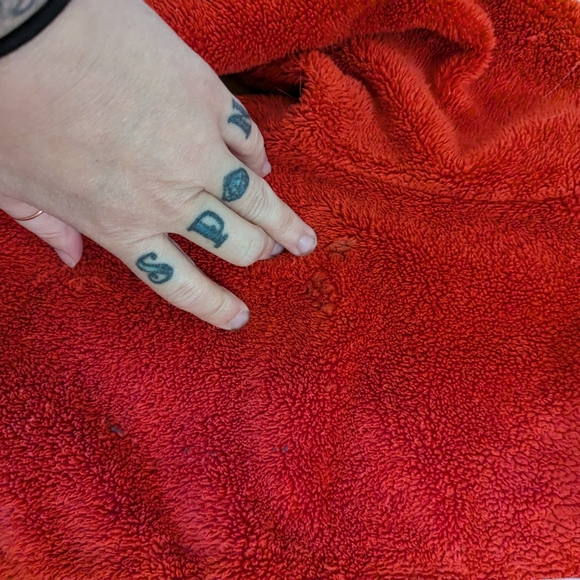 Smafolk red fleece sweater - Picture 3 of 5